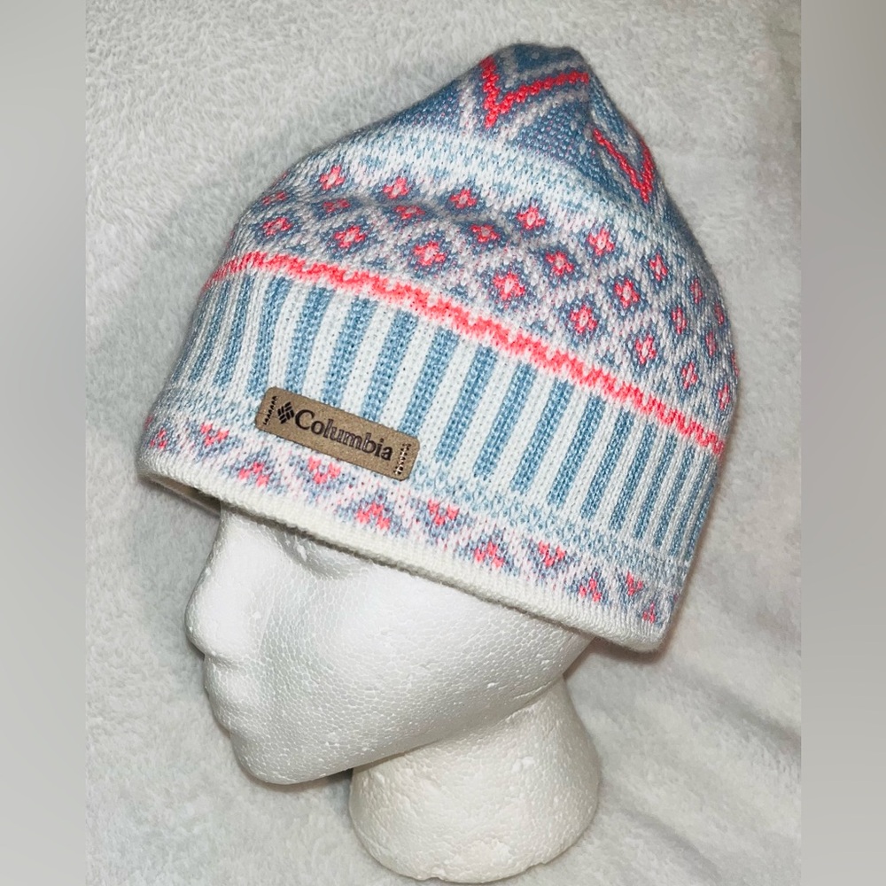 Columbia Knit Beanie Hat Lined